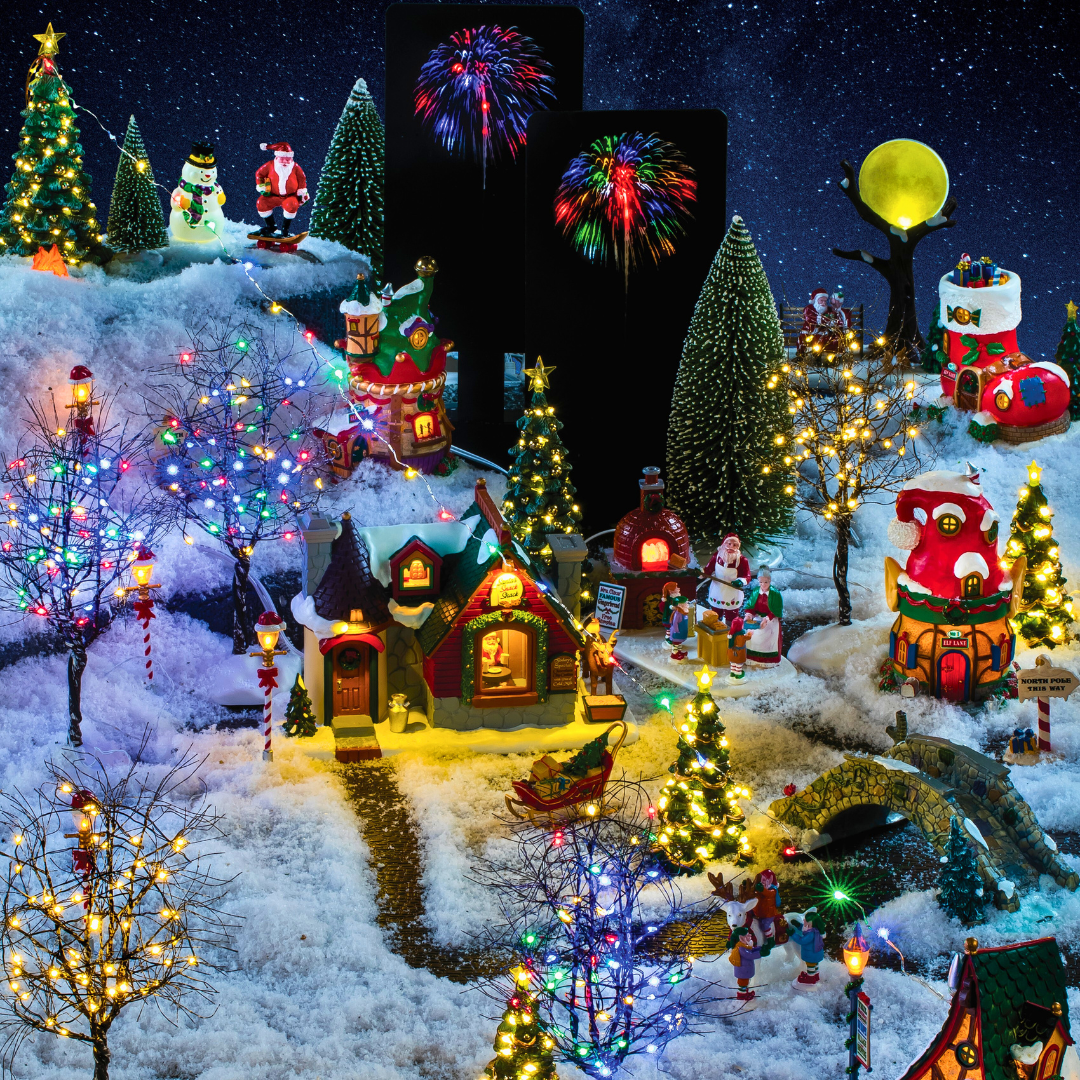 Kerstdorp verlichting