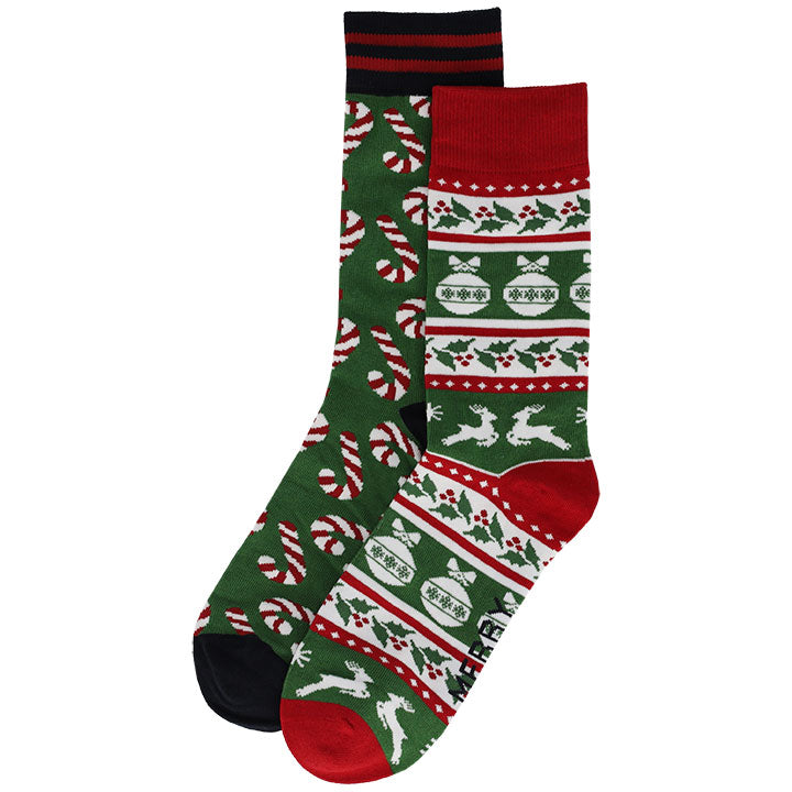 apollo men x-mas socks 2-pack bubble 41/46 combi 2 ass 7