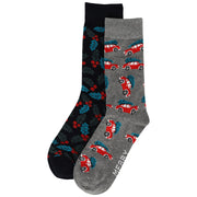 apollo men x-mas socks 2-pack bubble 41/46 combi 3 ass 7