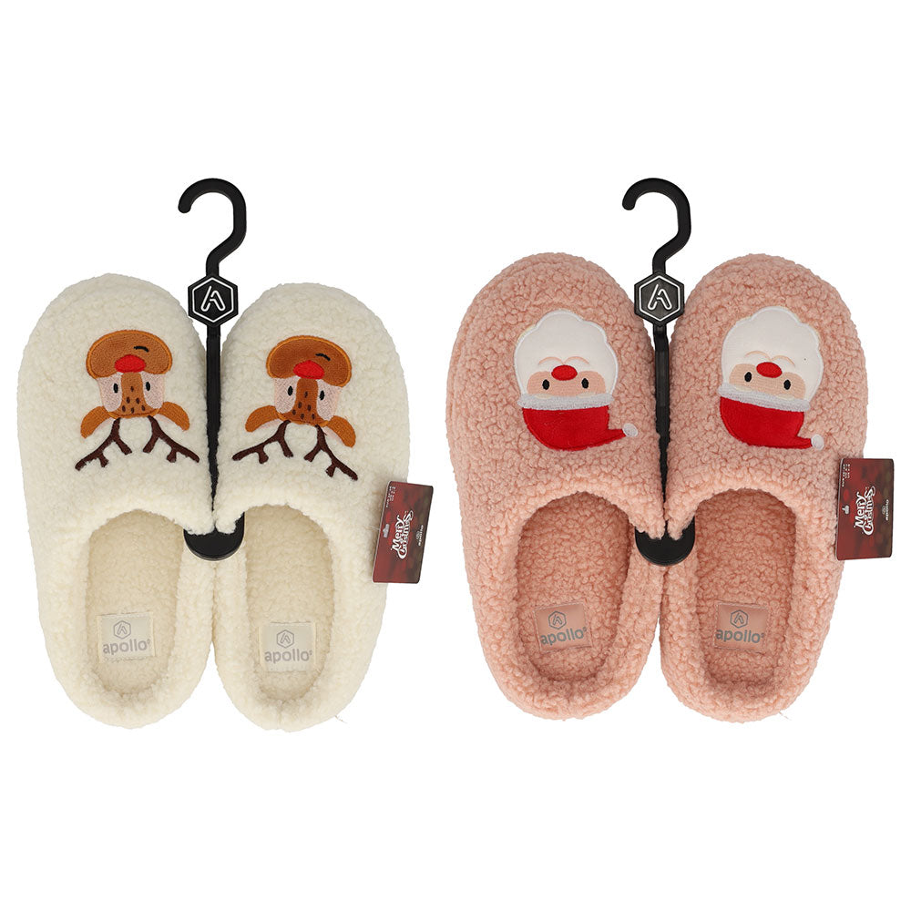 apollo ladies x-mas home slippers 41/42 combi a ass 2