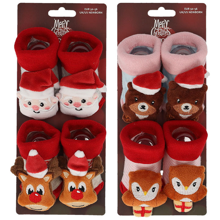apollo babies 3d socks 2-pack nb combi a ass 1