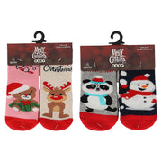 apollo babies slippersocks x-mas 2 pack 56/68 combi 1 ass 5