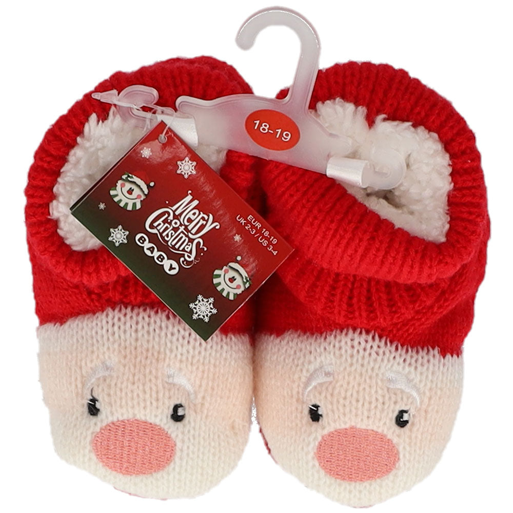 apollo babies knitted booties x-mas 18/19 combi b ass 1