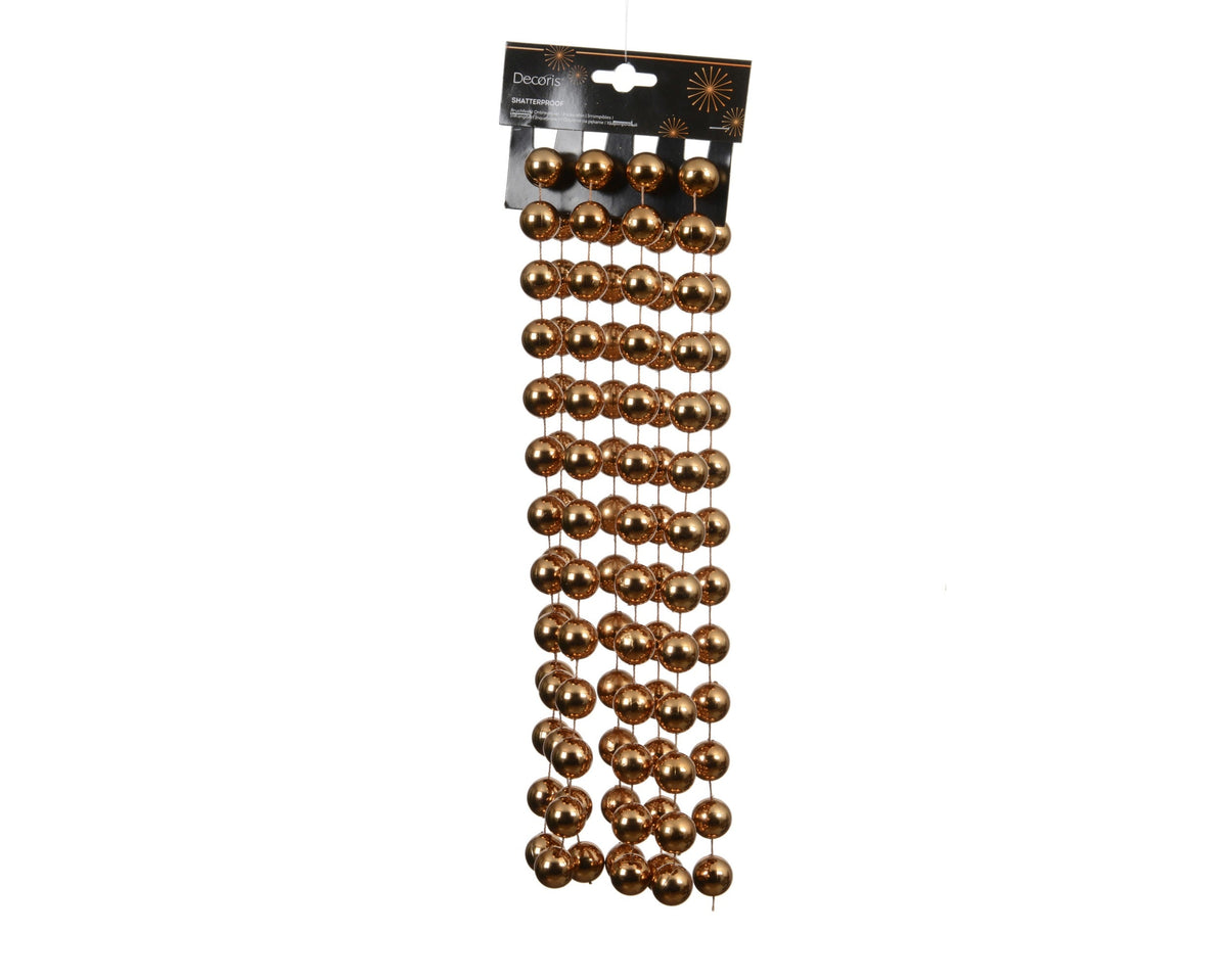 kralenslinger xxl polystyreen shiny brandy d.2cm x l.270cm