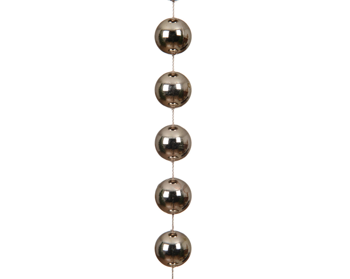 kralenslinger xxl polystyreen enamel smokey parel d.2cm x l.270cm