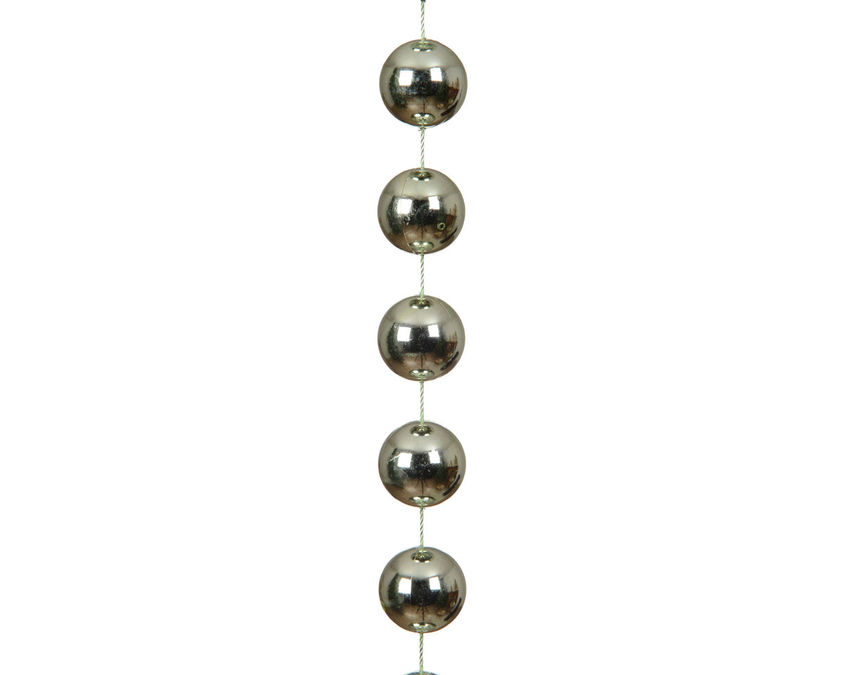 kralenslinger xxl polystyreen enamel mintgroen d.2cm x l.270cm