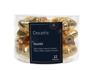 ster glas shiny,matt mix licht goud l.2cm x w.4.5cm x h.4cm