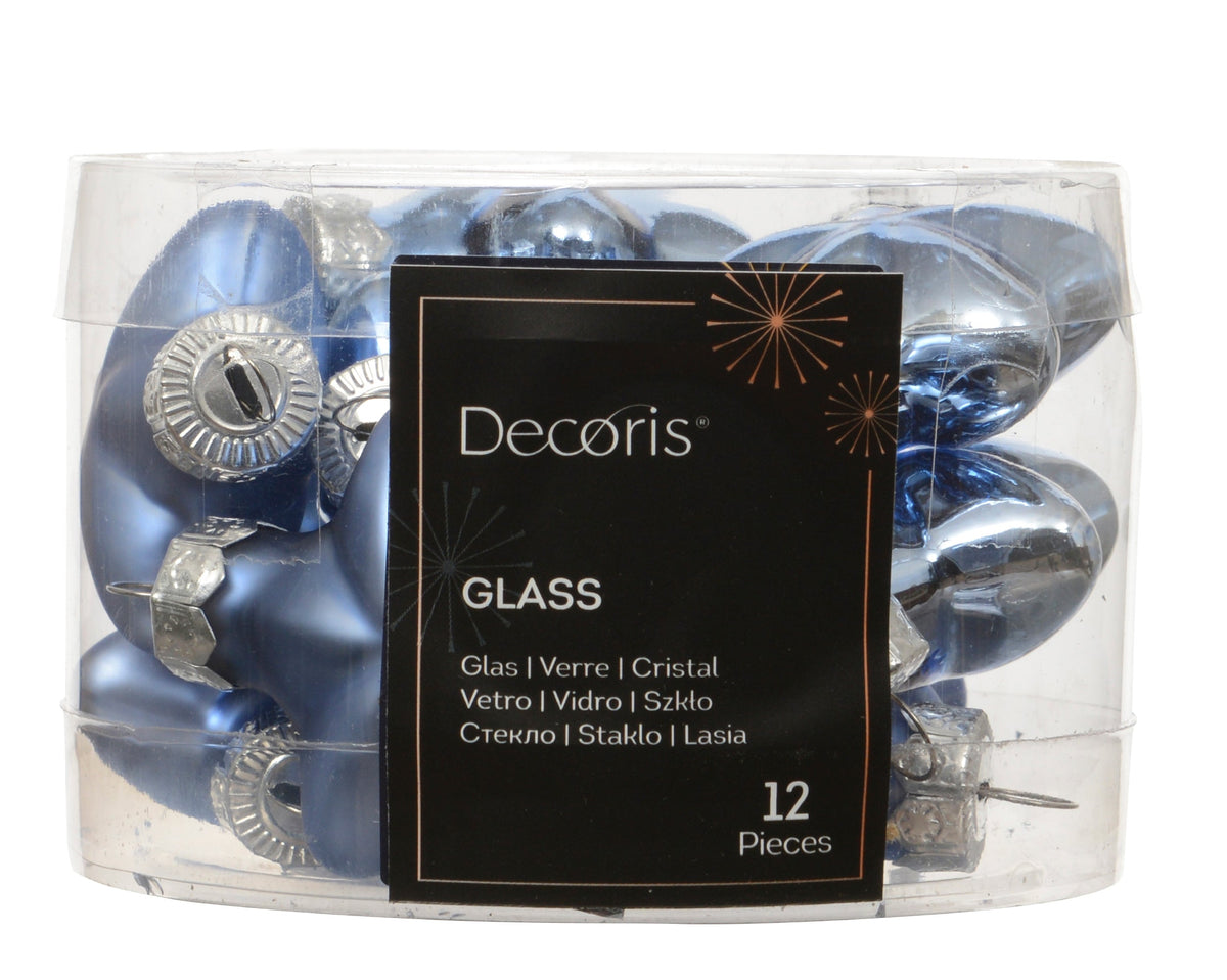 ster glas shiny - matt mix ochtend blauw l.2cm x w.4.5cm x h.4cm