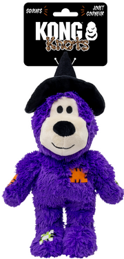 halloween wild knots bear purple md/lg