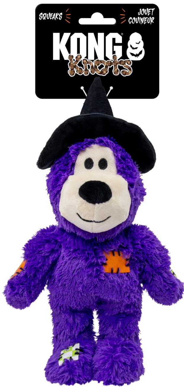 halloween wild knots bear purple md/lg