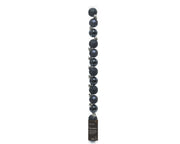 kerstballen polystyreen shiny, matt, glitter mix nachtblauw d.3cm koker a 14 stuks