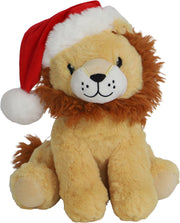 kerstspeelgoed leeuw+piep bruin 25cm