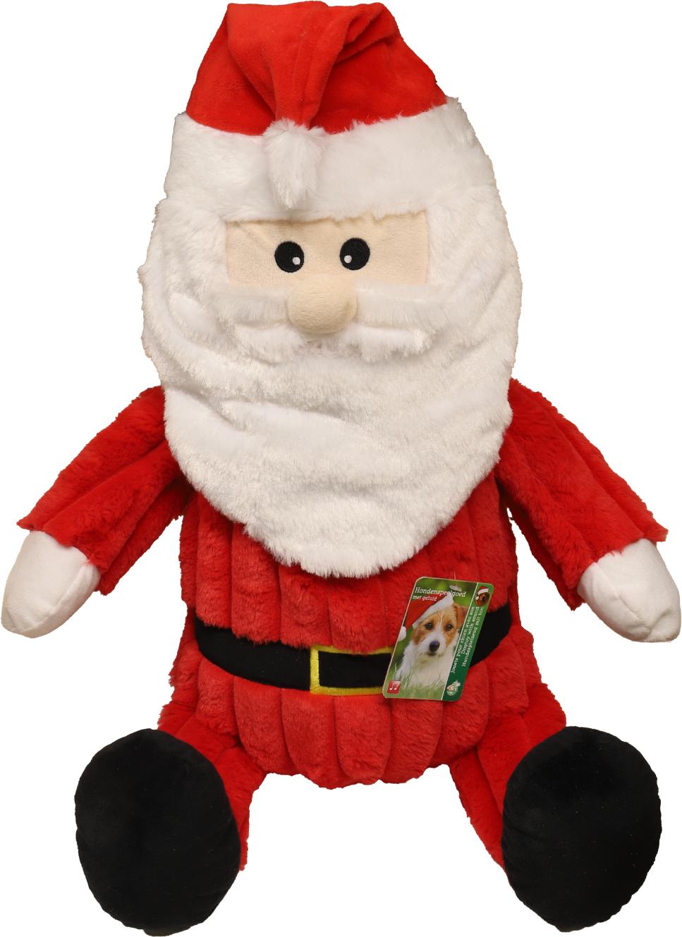 kerstman corduroy met knor xl 65cm