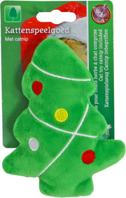 kerstboom+catnip groen 13cm
