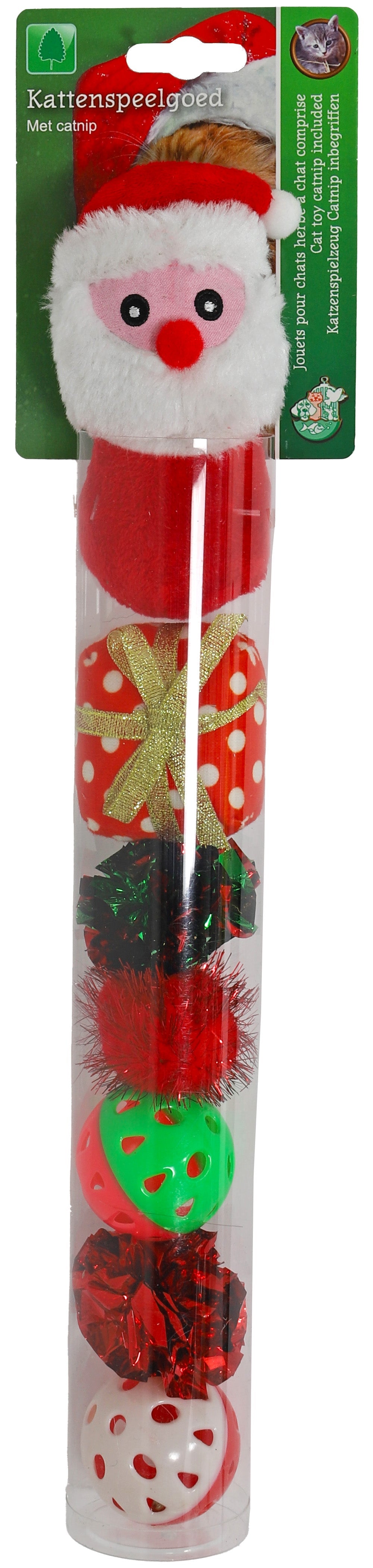 kerstkoker+kerstman+catnip assort.40cm