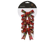 strik polyester rood/kleur(en) l.1cm x w.9cm x h.10cm