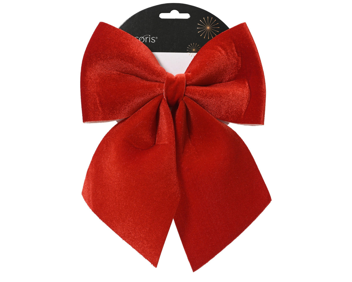 strik polyester kerstrood l.1cm x w.20cm x h.24cm