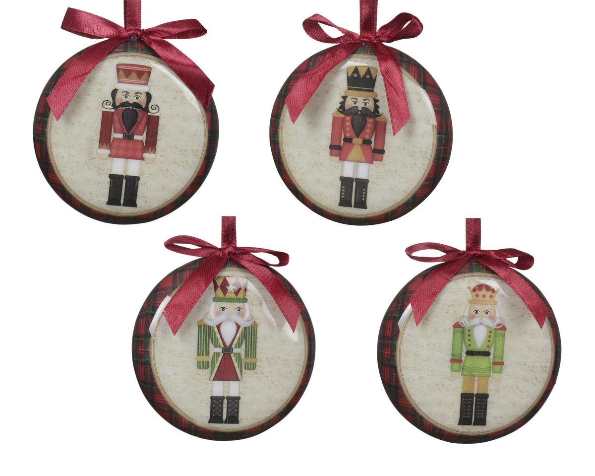 kerstbal polyfoam shiny 4ass assortie l.8.1cm x w.8.8cm x h.2.6cm