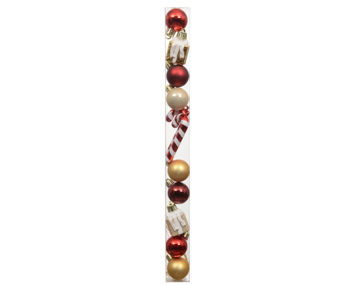 mix polystyreen shiny - matt mix assortie l.3cm x w.3cm x h.34.5cm koker a 11 stuks