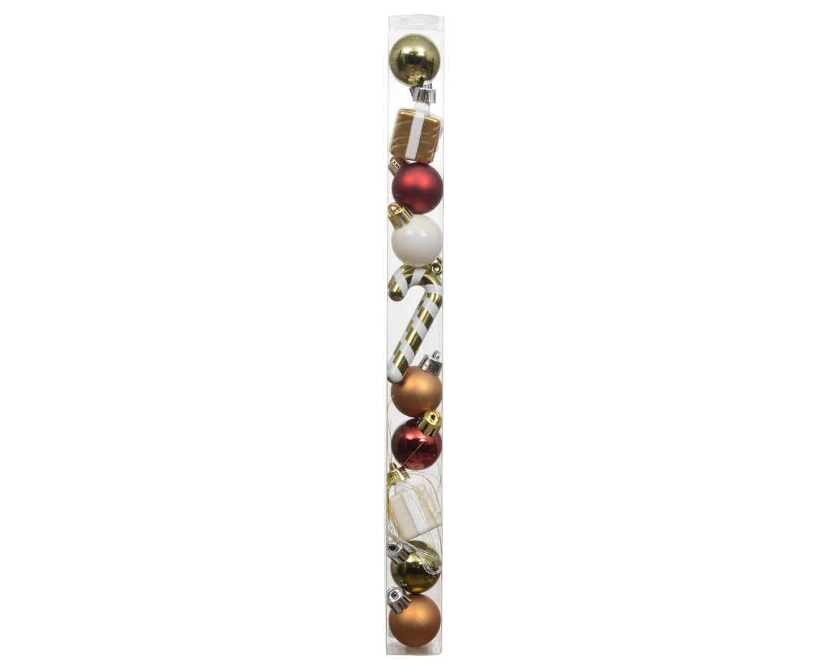 mix polystyreen shiny - matt mix assortie l.3cm x w.3cm x h.34.5cm koker a 11 stuks