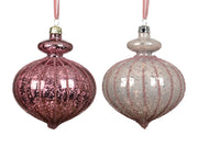 kerstballen polystyreen shiny,mercury beads 2col ass assortie d.8cm