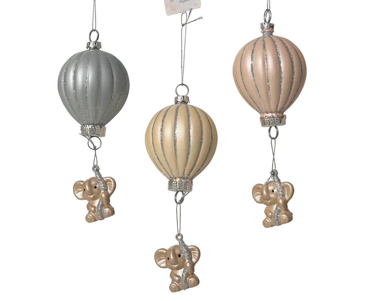 ballon polystyreen enamel glitter 3col ass assortie l.6.8cm x w.6.8cm x h.17.5cm