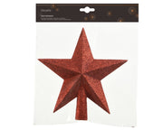 piek polystyreen glitter kerstrood l.4.2cm x w.19cm x h.19cm