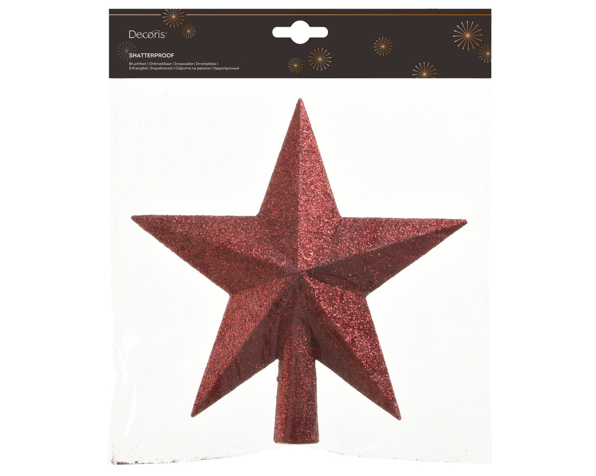 piek polystyreen glitter ossenbloed l.4.2cm x w.19cm x h.19cm