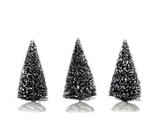 bristle tree, set of 3, mini