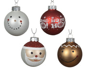 kerstbal glas 4ass assortie d.4.5cm