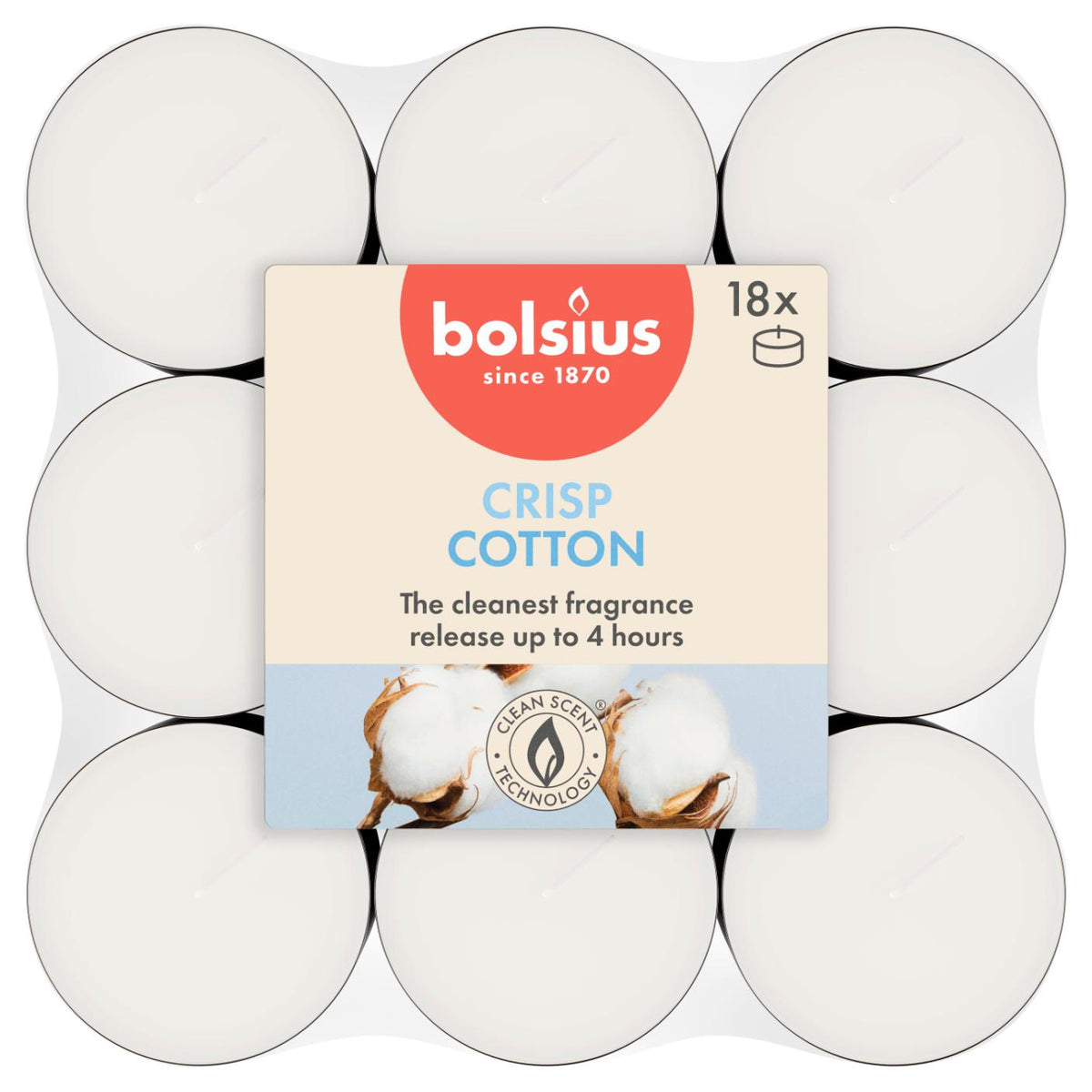 geurtheelichten 4u true scents fresh cotton