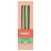 gotische kaarsen 245/24 doos 4 fresh olive