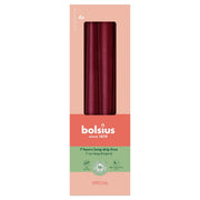 gotische kaarsen 245/24 doos 4 metallic red