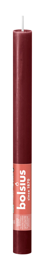 rustiek tafelkaars velvet red