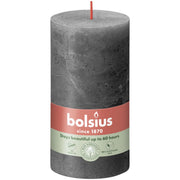 rustiek stompkaars 130/68 stormy grey