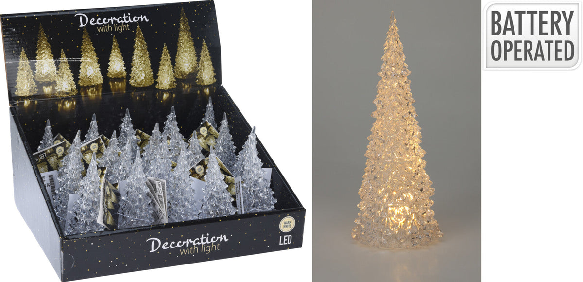 kerstboom acryl met warm wit