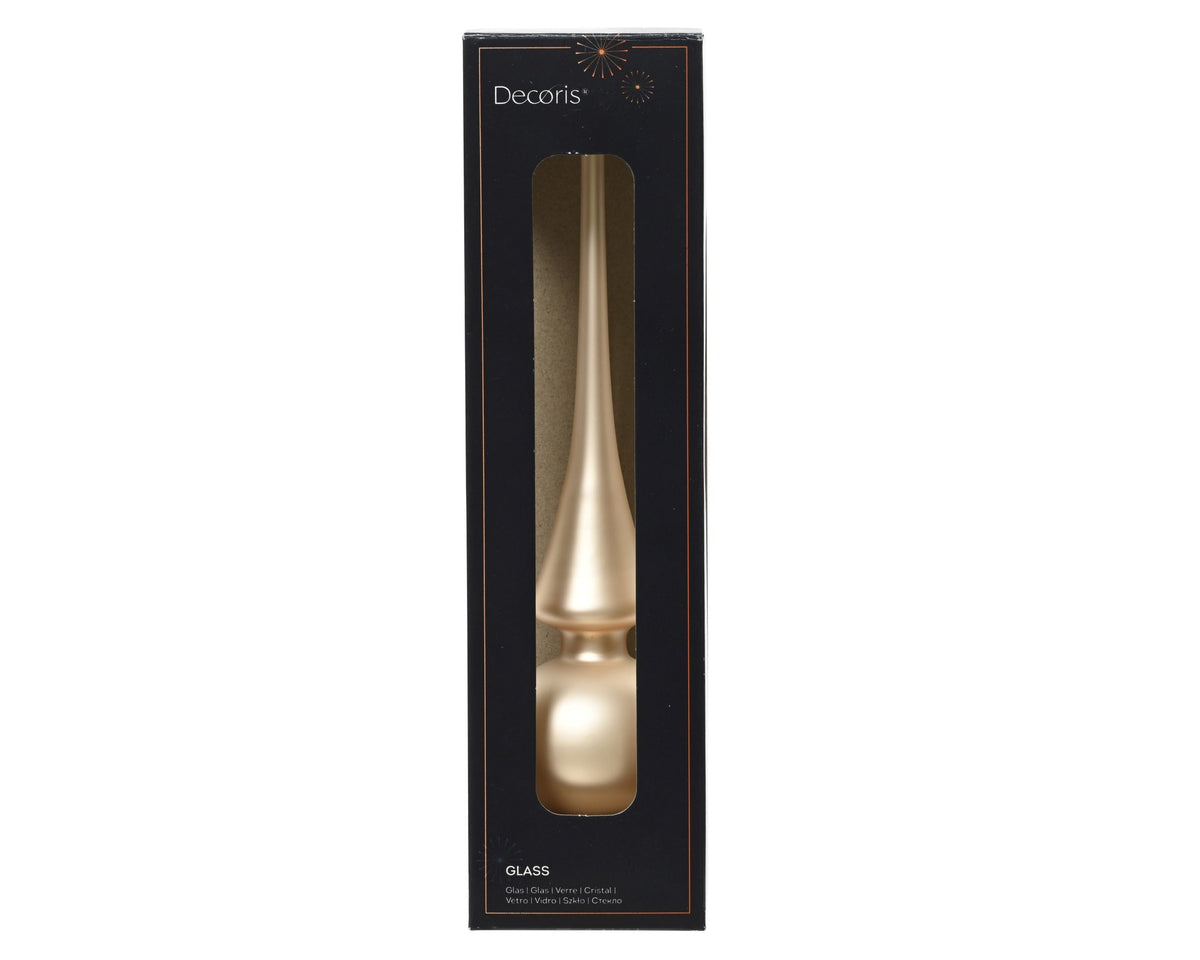 piek glas matt parel d.6cm x h.26cm