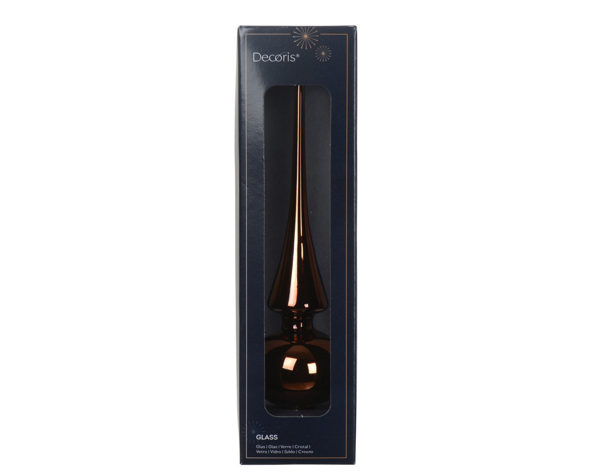 piek glas shiny espresso d.6cm x h.26cm