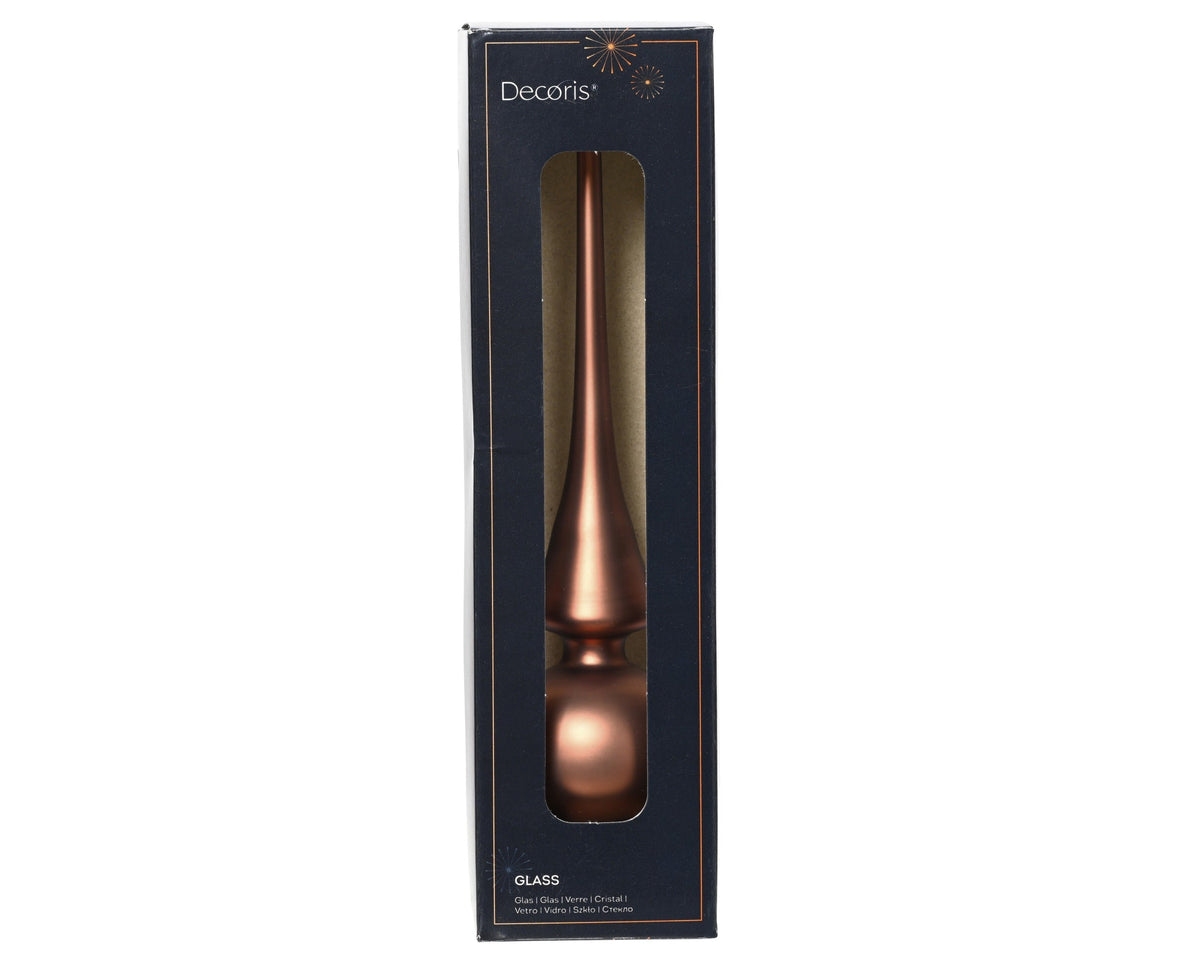 piek glas matt espresso d.6cm x h.26cm