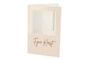 gift tile card fijne kerst nude 21x14x1cm