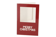 gift tile card merry christmas red 21x14x1cm