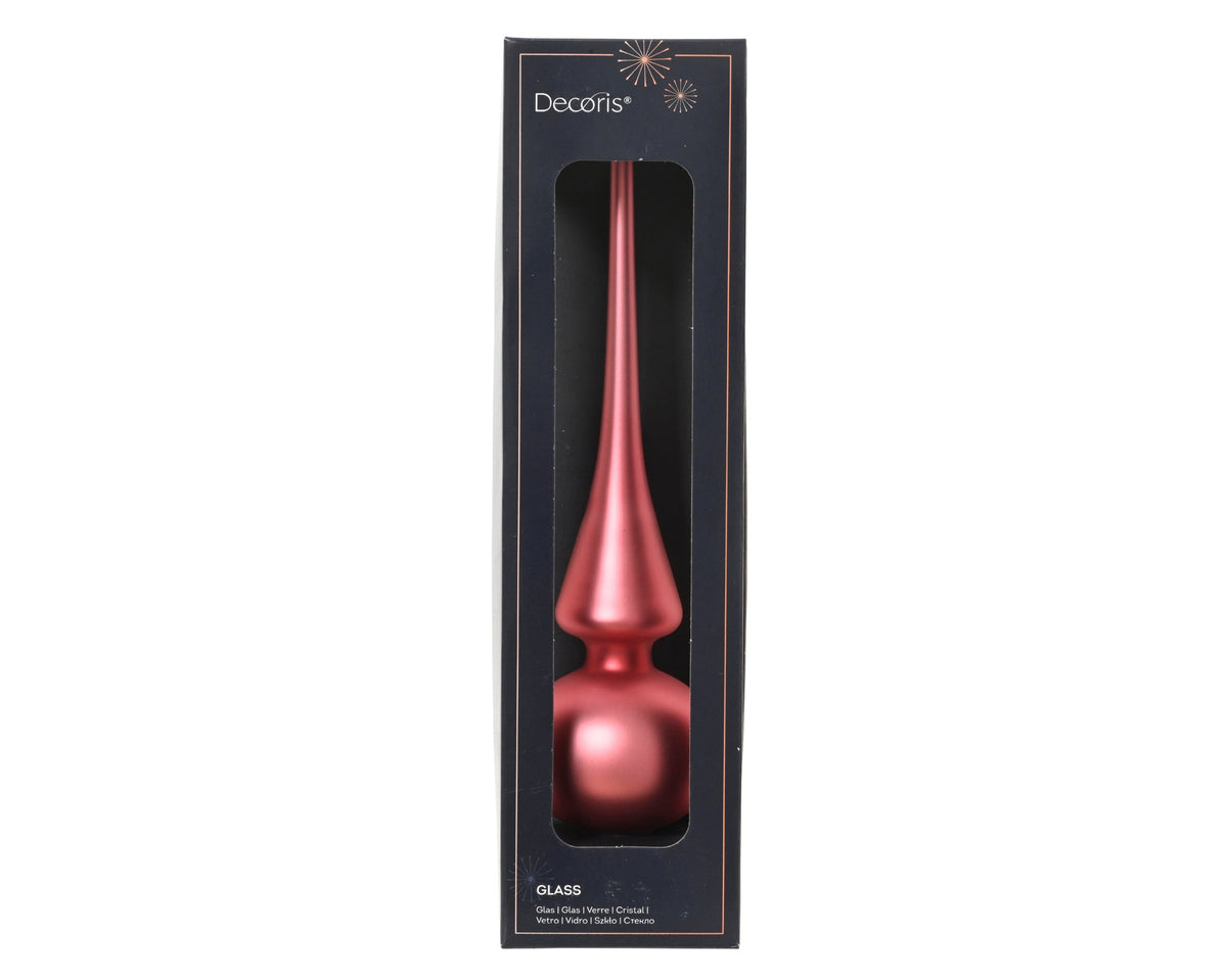 piek glas matt bloesem roze d.6cm x h.26cm