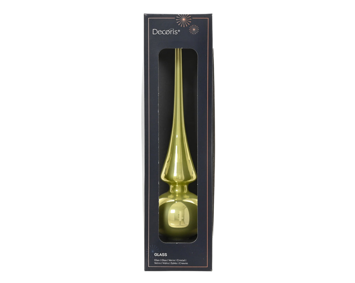 piek glas enamel warm pistache d.6cm x h.26cm