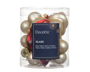 paddenstoel glas with dots mix assortie l.3cm x w.3cm x h.4.5cm