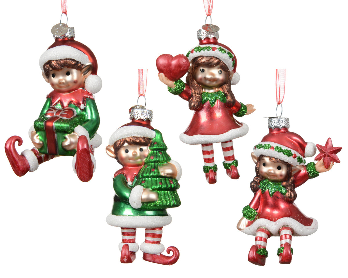 elf glas matt 4ass multi l.6.5cm x w.6.6cm x h.10.3cm