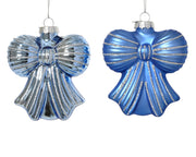strik glas shiny - matt gltter line 2col ass ochtend blauw l.9cm x w.4.2cm x h.10cm
