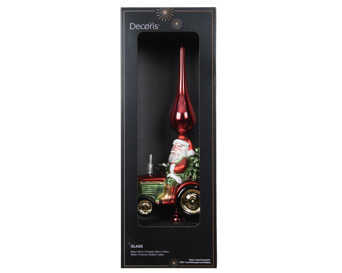 piek glas treetopper glass multi l.10.5cm x w.5.5cm x h.30cm