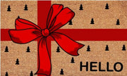 deurmat merry present hello 39x59cm