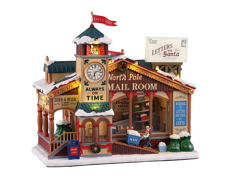 north pole mail room, with 4.5v adaptor