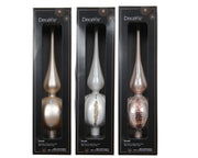 piek glas enamel glitter 3ass assortie d.8cm x h.31cm